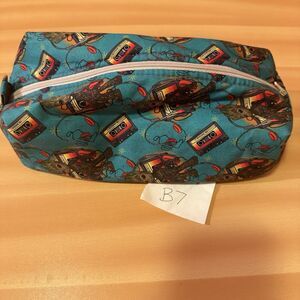 Handmade Marvel Groot Pencil Pouch Case Blue Zipper